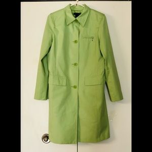Kenneth Cole Coat Trench S Buttons Front Pockets colourfully 100% Cotton